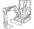 Thumbnail Bobcat 331 331E 334 Compact Excavator Service Repair Manual Download(S/N AACS11001 & Above ...)