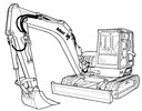 Thumbnail Bobcat 442 Compact Excavator Service Repair Manual Download(S/N 522311001 & Above ...)