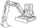 Thumbnail Bobcat E50 Compact Excavator Service Repair Manual Download(S/N AG3N11001 & Above AHHE11001 & Above)