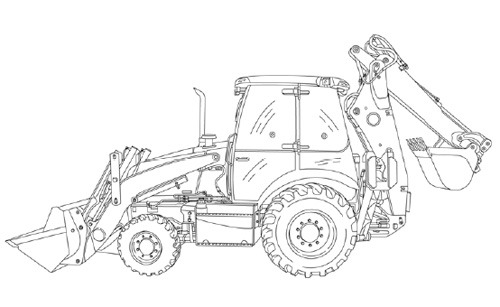 Product picture Case N Series Loader Backhoe Operators Manual