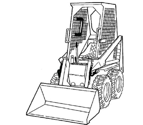 Product picture Bobcat 440 443 443B Loader Service Repair Manual Download