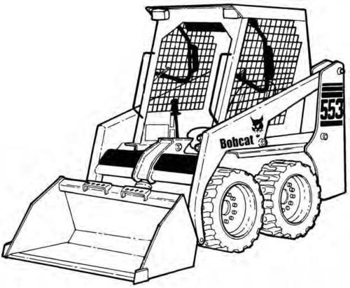 Product picture Bobcat 553 Skid-Steer Loader Service Repair Manual Download 