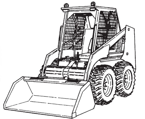 Product picture Bobcat 742B 743B Loader Service Repair Manual Download 