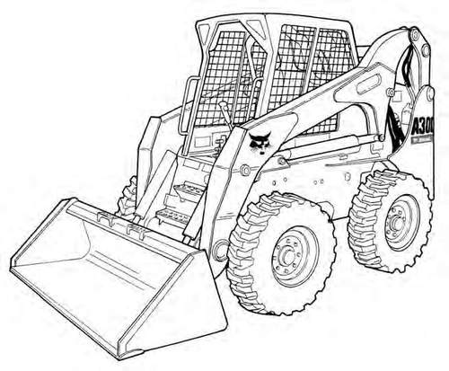 Product picture Bobcat A300 All-Wheel Steer Loader Service Repair Manual Download 5
