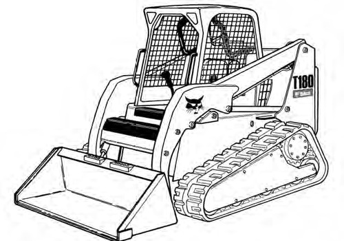 Product picture Bobcat T180 Compact Track Loader Service Repair Manual Download(S/N 531460001 & Above 531560001 & Above) 