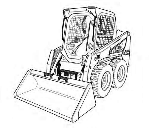 Product picture Bobcat S450 Skid-Steer Loader Service Repair Manual Download(S/N B1ED11001 & Above)