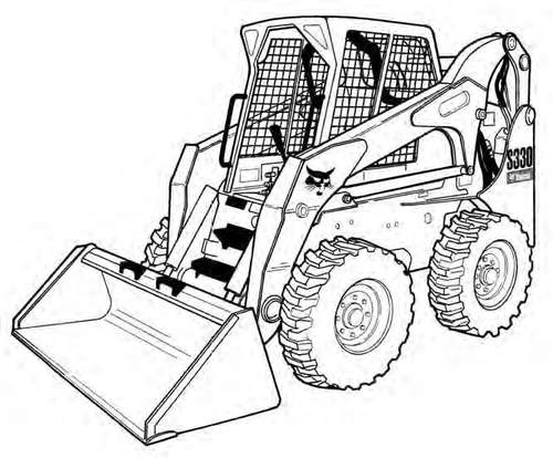 Product picture Bobcat S330 Skid-Steer Loader Service Repair Manual Download(S/N A02011001 - A02059999 & A02111001 - A02159999)