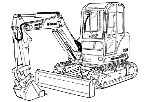 Product picture Bobcat 335 Compact Excavator Service Repair Manual Download(S/N AAD111001 & Above A9KA11001 & Above)