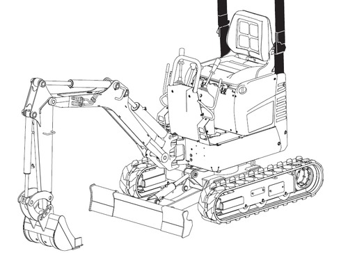 Product picture Bobcat E10 Compact Excavator Service Repair Manual Download(S/N A33P11001 & Above)