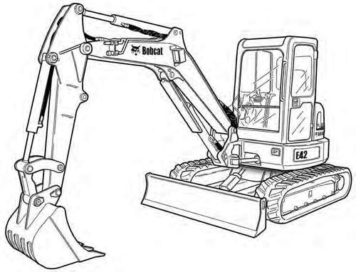 Product picture Bobcat E42 Compact Excavator Service Repair Manual Download(S/N AG3411001 & Above AHHB11001 & Above)