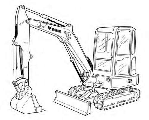 Product picture Bobcat E32 Compact Excavator Service Repair Manual Download(S/N A94H11001 & Above AC2N11001 & Above)
