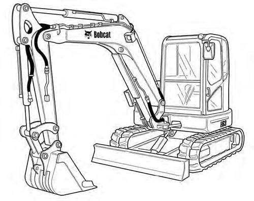 Product picture Bobcat E63 Compact Excavator Service Repair Manual Download(S/N B34R11001 & Above)