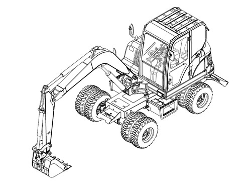 Product picture Bobcat E55W Compact Excavator Service Repair Manual Download(S/N AEFB11001 & Above)